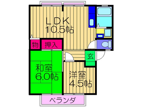 ｻﾝｺ-ﾄｻﾖﾐの物件間取画像